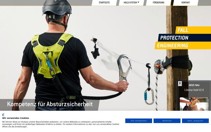 Screenshot of lifeline-hold.com