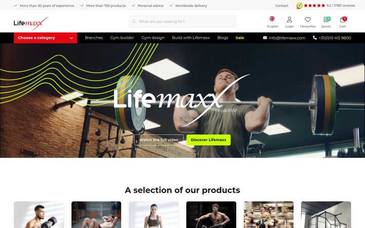 Screenshot of lifemaxx.com