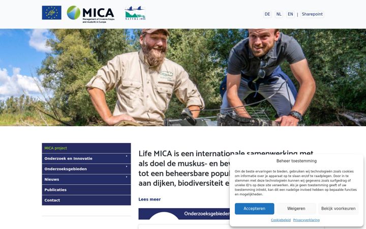 Screenshot of lifemica.nl