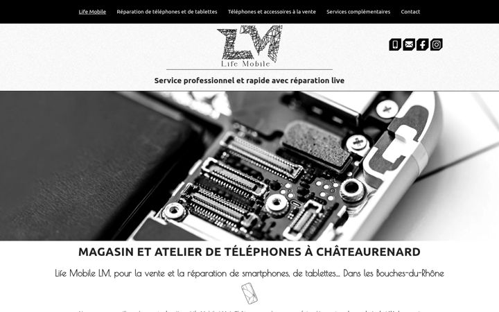 Screenshot of lifemobile13.fr
