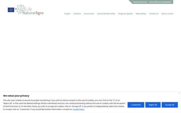 Screenshot of lifenaturalagro.eu