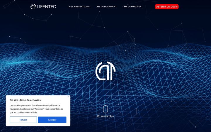 Screenshot of lifentec.fr