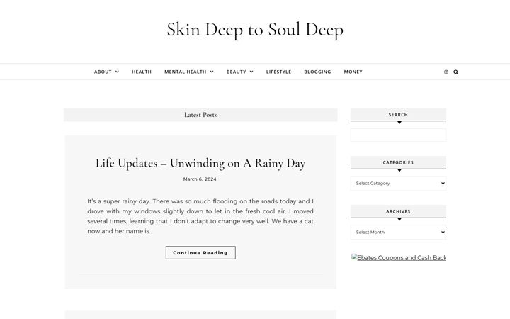 Screenshot of lifeofamua.com
