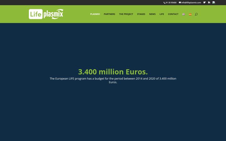 Screenshot of lifeplasmix.com