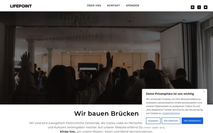 Screenshot of lifepoint.de