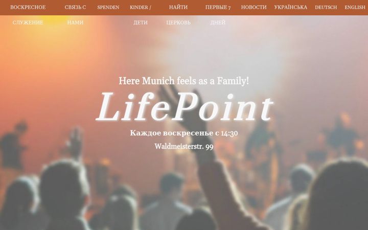 Screenshot of lifepointchurch.de