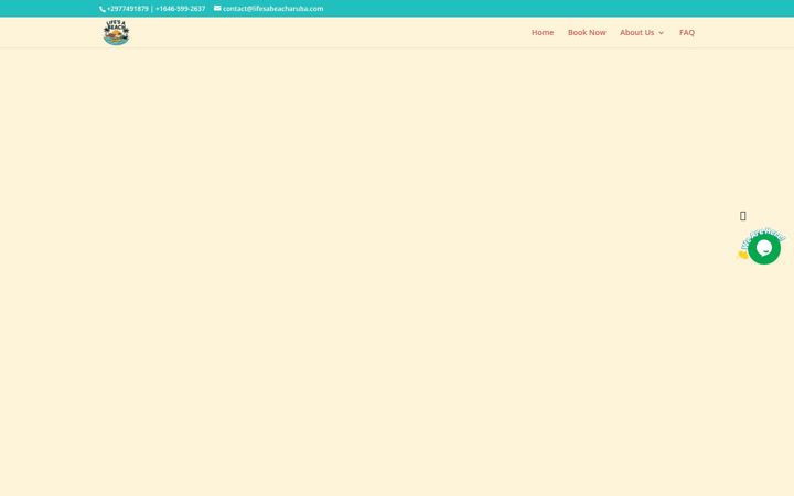 Screenshot of lifesabeacharuba.com