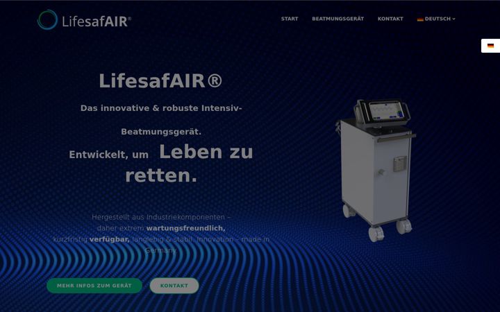 Screenshot of lifesafair.de