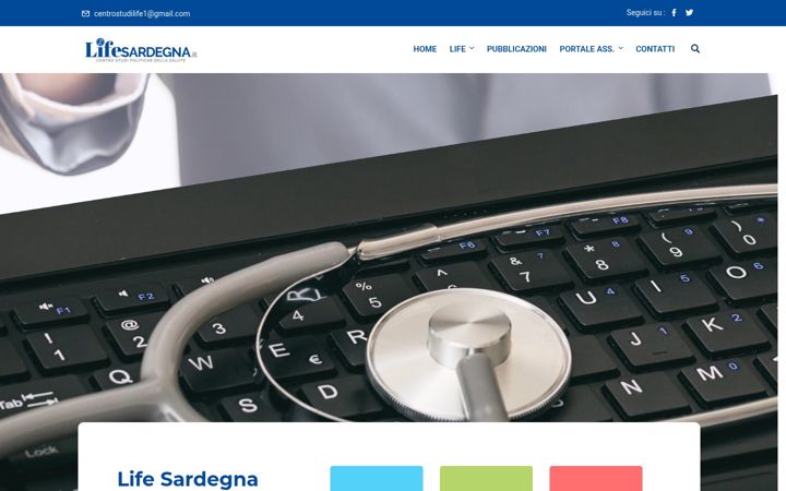 Screenshot of lifesardegna.it