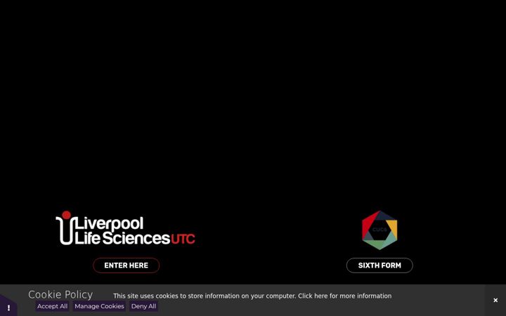 Screenshot of lifesciencesutc.co.uk