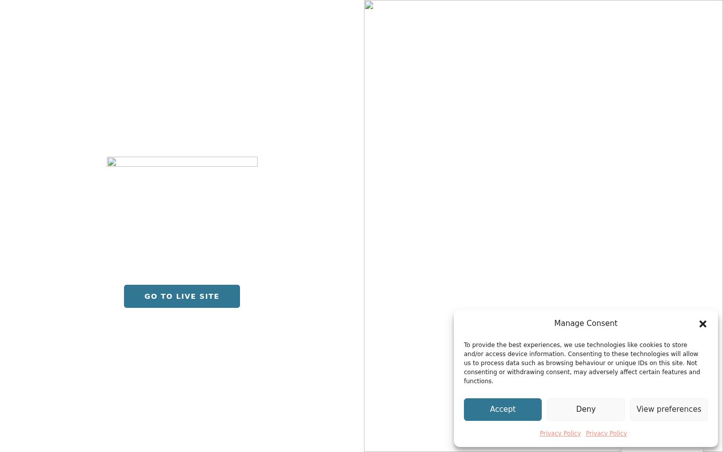 Screenshot des Einwilligungsbanners vor jeglicher Interaktion