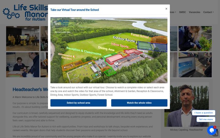 Screenshot of lifeskillsmanor.co.uk