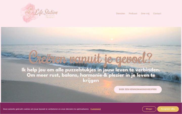 Screenshot of lifestation.nl