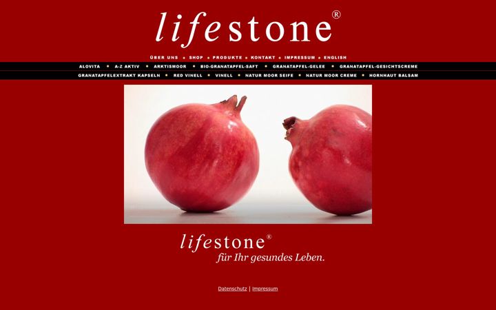 Screenshot of lifestone.de