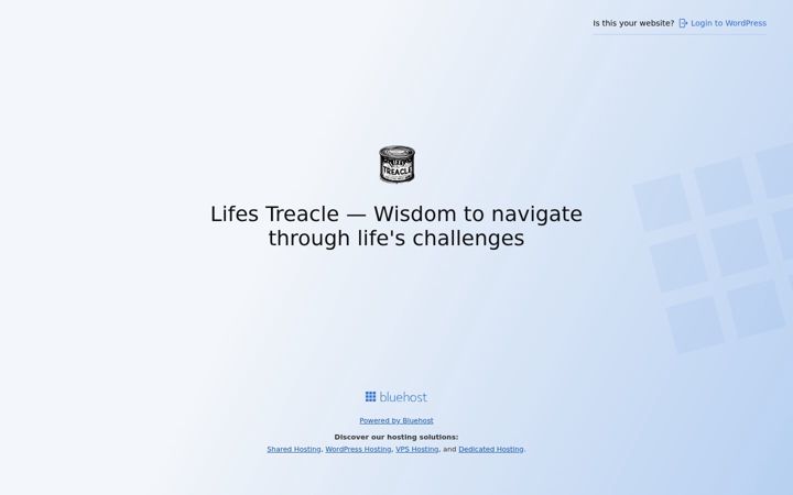 Screenshot of lifestreacle.com