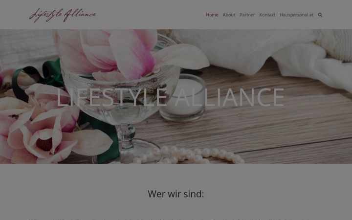 Screenshot of lifestylealliance.eu