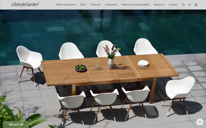 Screenshot of lifestylegarden.com