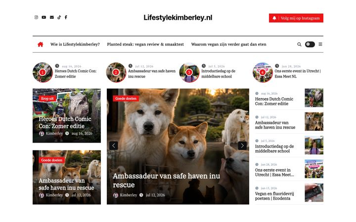 Screenshot of lifestylekimberley.nl