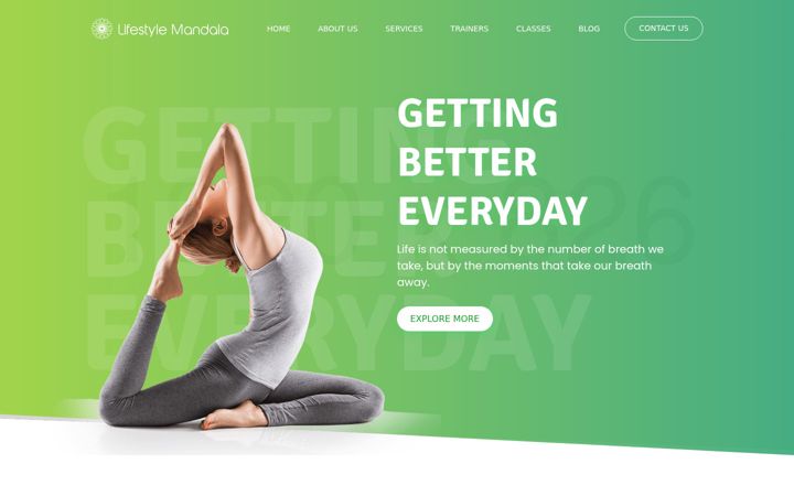 Screenshot of lifestylemandala.com