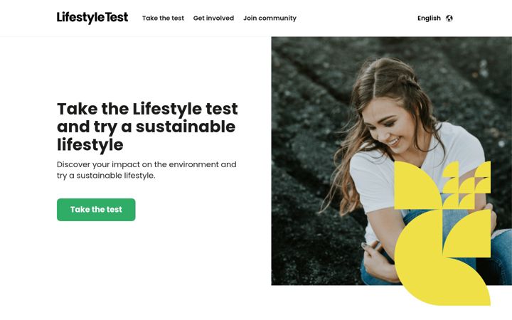 Screenshot of lifestyletest.eu