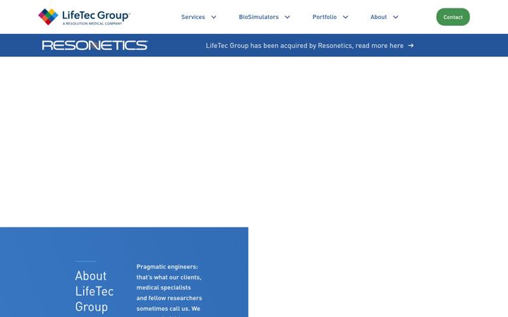 Screenshot of lifetecgroup.com
