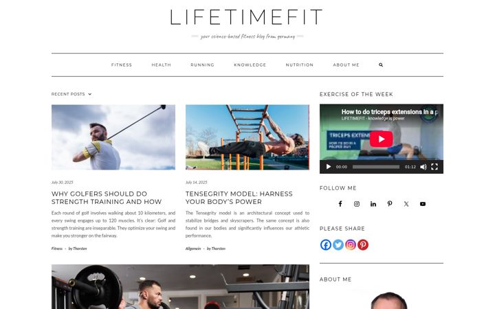 Screenshot of lifetimefit.de