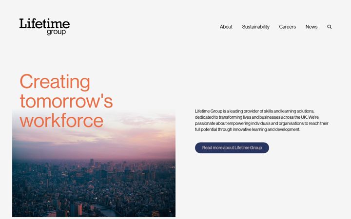 Screenshot of lifetimegroup.org