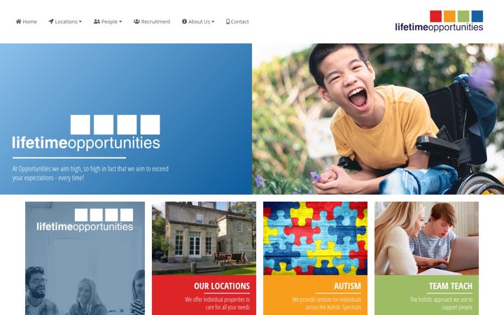 Screenshot of lifetimeopportunities.co.uk
