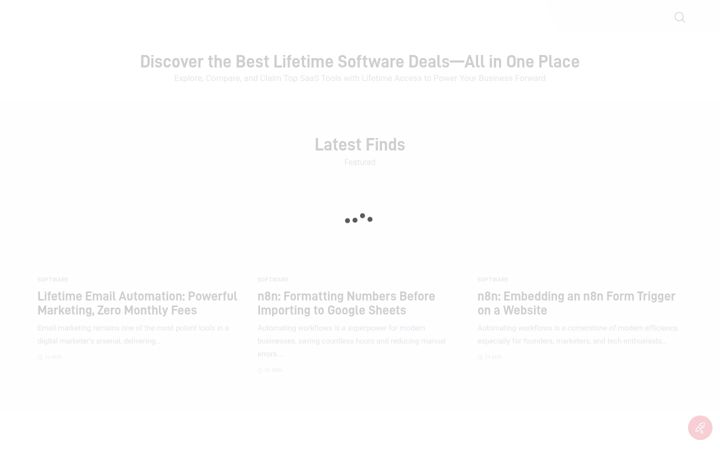 Screenshot of lifetimesoftwarehub.com