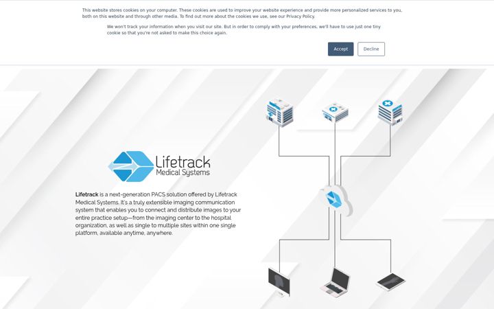 Screenshot of lifetrackmed.com