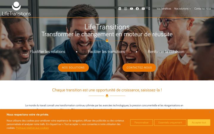 Screenshot of lifetransitions.fr