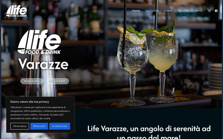 Screenshot of lifevarazze.it
