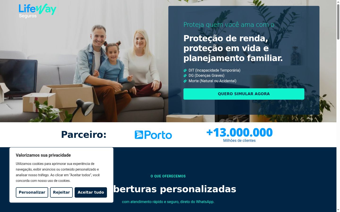 Sutikimo reklamjuostės, rodytos prieš bet kokią sąveiką, ekrano kopija