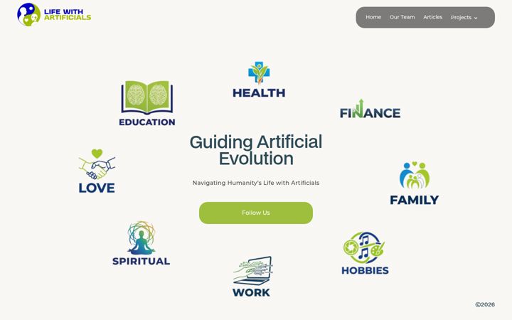 Screenshot of lifewithartificials.com