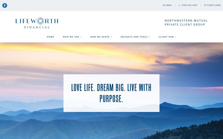 Screenshot of lifeworthfinancial.com