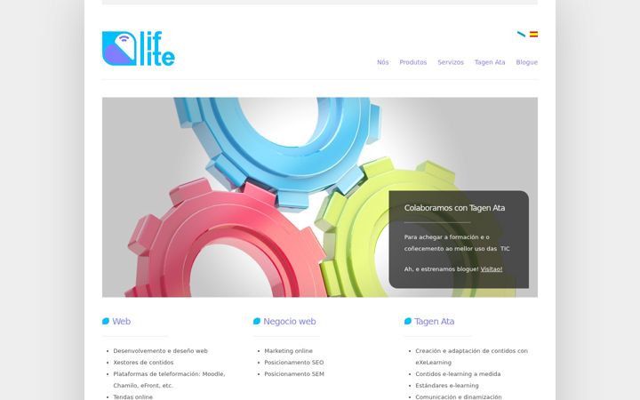 Screenshot of liflite.com