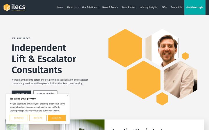 Screenshot of liftconsultants.co.uk