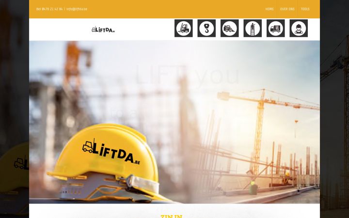 Screenshot of liftda.be
