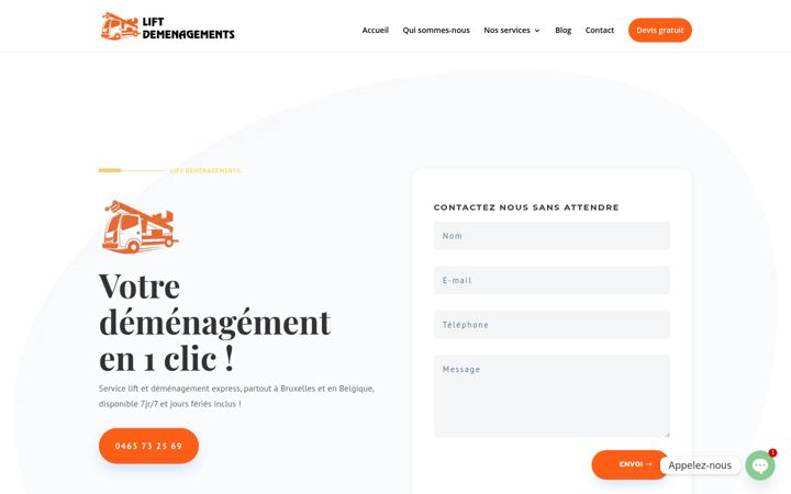 Képernyőkép: liftdemenagements.be
