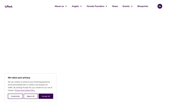 Screenshot of liftedventures.co.uk