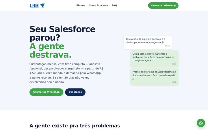Screenshot of lifterdigital.com