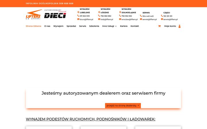 Screenshot of lifters.pl