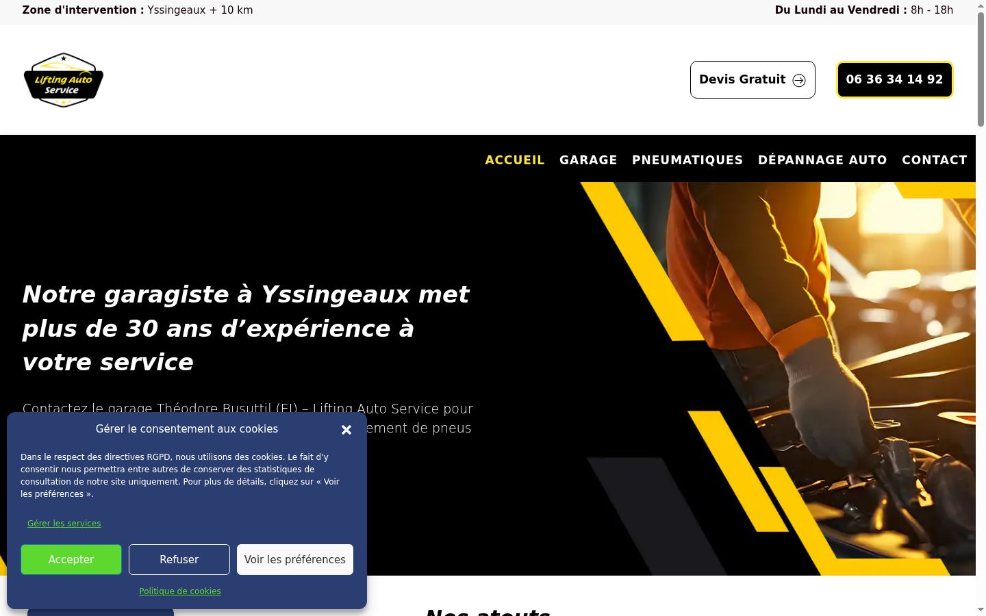 Screenshot tal-banner tal-kunsens muri qabel kwalunkwe interazzjoni