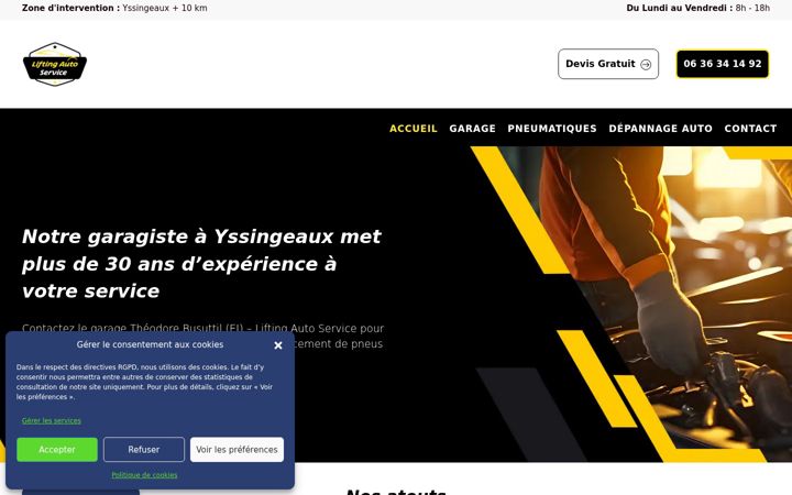 Screenshot of lifting-auto-service.fr