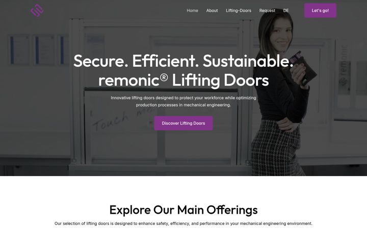 Screenshot of lifting-door.com