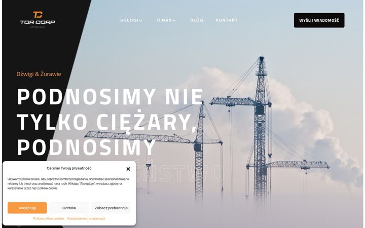 Screenshot of liftingplan.pl