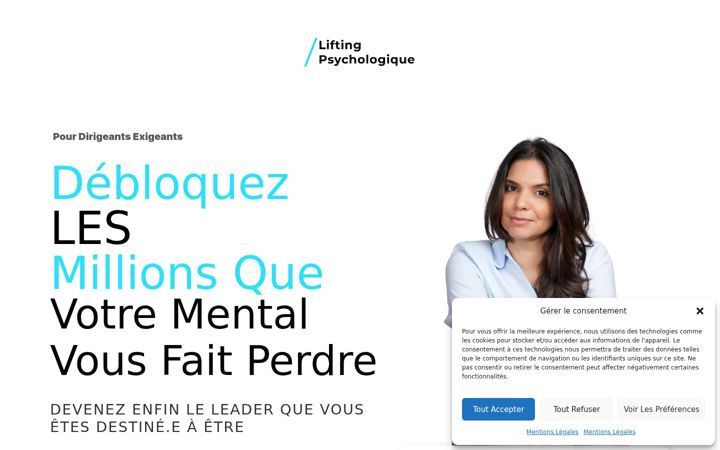 Screenshot of liftingpsychologique.com