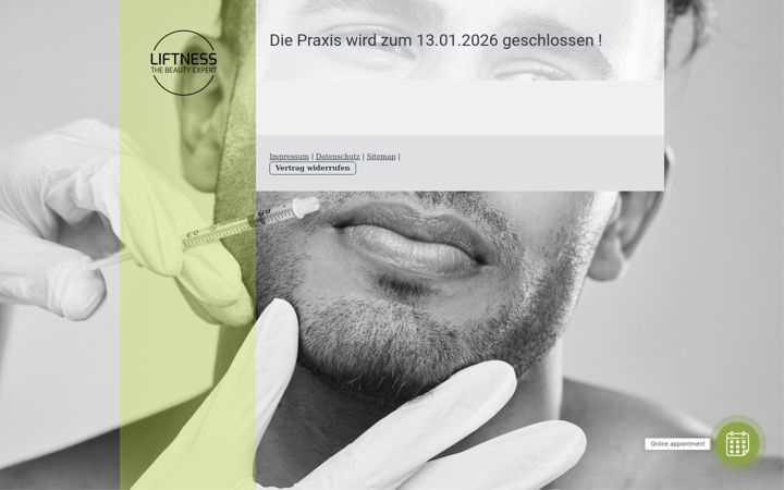 Screenshot of liftness.de