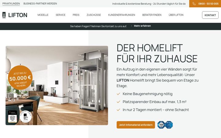 Screenshot of lifton.de