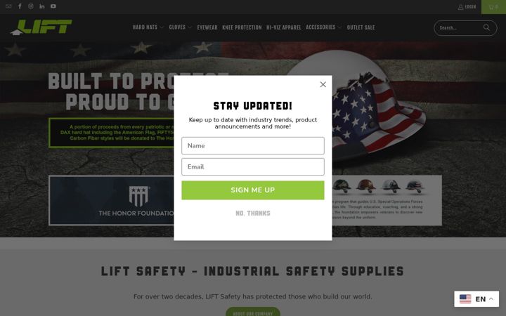 Screenshot of liftsafety.com